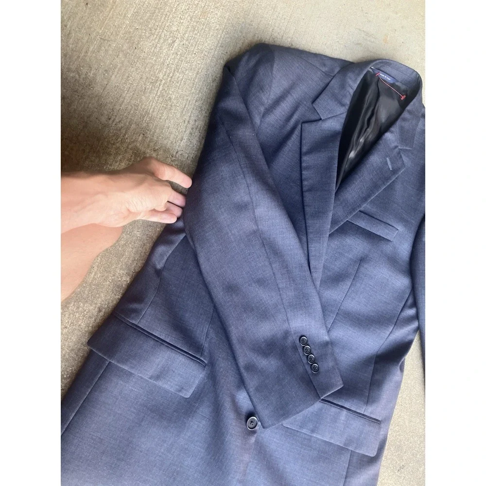 Brooks Brothers Sport Coat Men's Sz 44L 39W 1818 Madison Fit Wool Blazer Italy